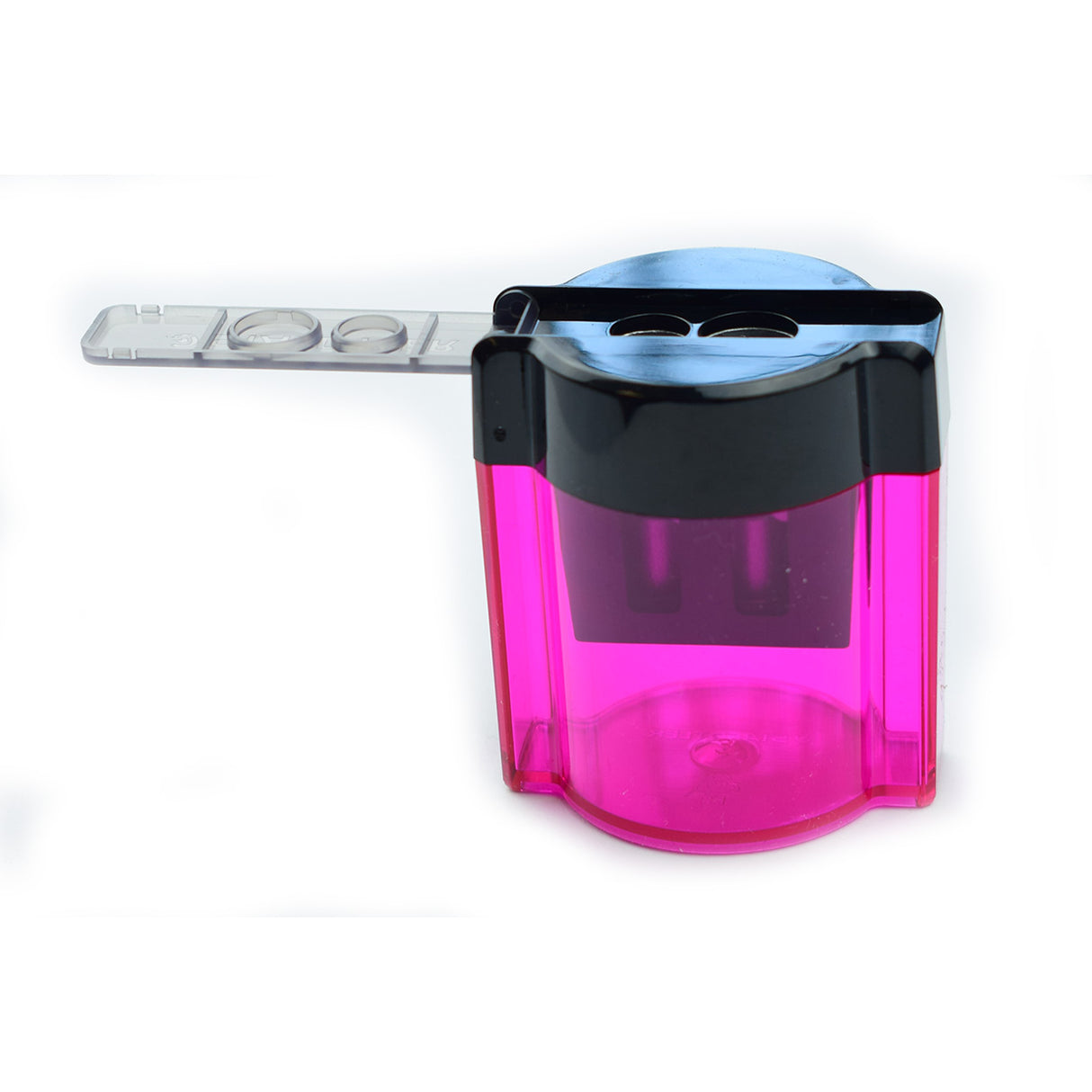Staedtler Pink Magenta 2 Hole Pencil Sharpener With Receptacle  Staedtler Sharpener