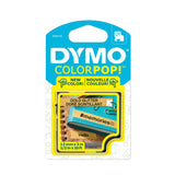 Dymo D1 Label Tape Black On Gold Glitter ColorPop 1/2 In x 10 Feet Wholesale Pack of 48  Dymo Dymo Labels