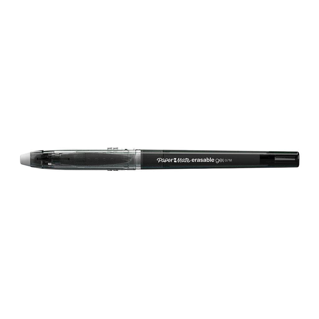 Paper Mate Erasable Gel Ink Pen, Black Medium