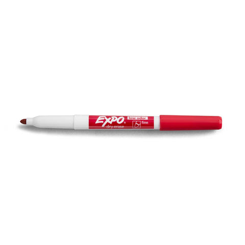 Expo Garnet Fine Tip Dry Erase Markers  Expo Dry Erase Markers