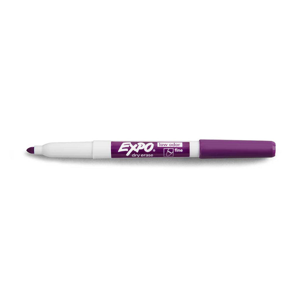 Expo Amethyst Fine Tip Dry Erase Markers Low Odor  Expo Dry Erase Markers