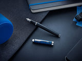 Parker IM Blue Origin 2019 Special Edition Fountain Pen Fine and Rollerball Set