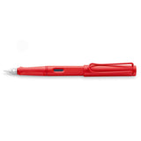 Lamy Safari Strawberry Fountain Pen Medium with 5 Free Red Lamy Cartridges  Lamy Fountain Pens