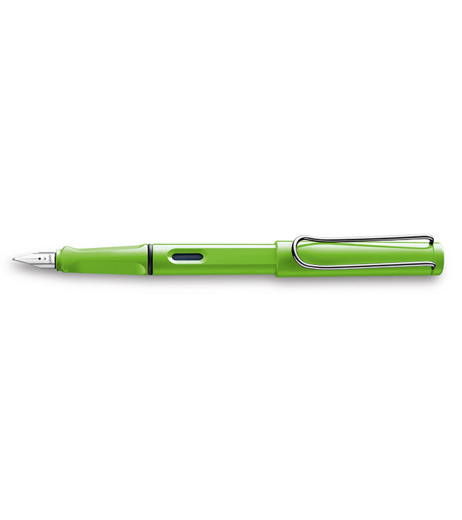 Lamy Safari Shiny Green Fountain Pen Medium  Lamy Fountain Pens