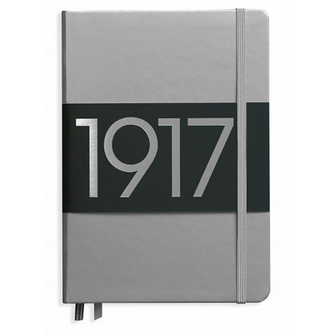 Leuchtturm 1917 Dotted Notebook A5 Medium Silver 100 Year Anniversary Edition Free Shipping  Leuchtturm1917 Notebook