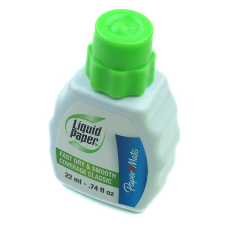 Paper Mate Liquid Paper Fast Dry, Smooth Coverage Classic White Out 22 ml  Paper Mate White Out