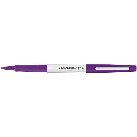 Paper Mate Flair Purple Bold 1.2mm Tip Felt Tip Pen