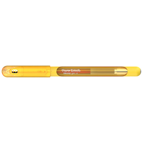 Paper Mate Inkjoy Gel Yellow Fine Point 0.5 mm Stick Capped Gel Pen  Paper Mate Gel Ink Pens