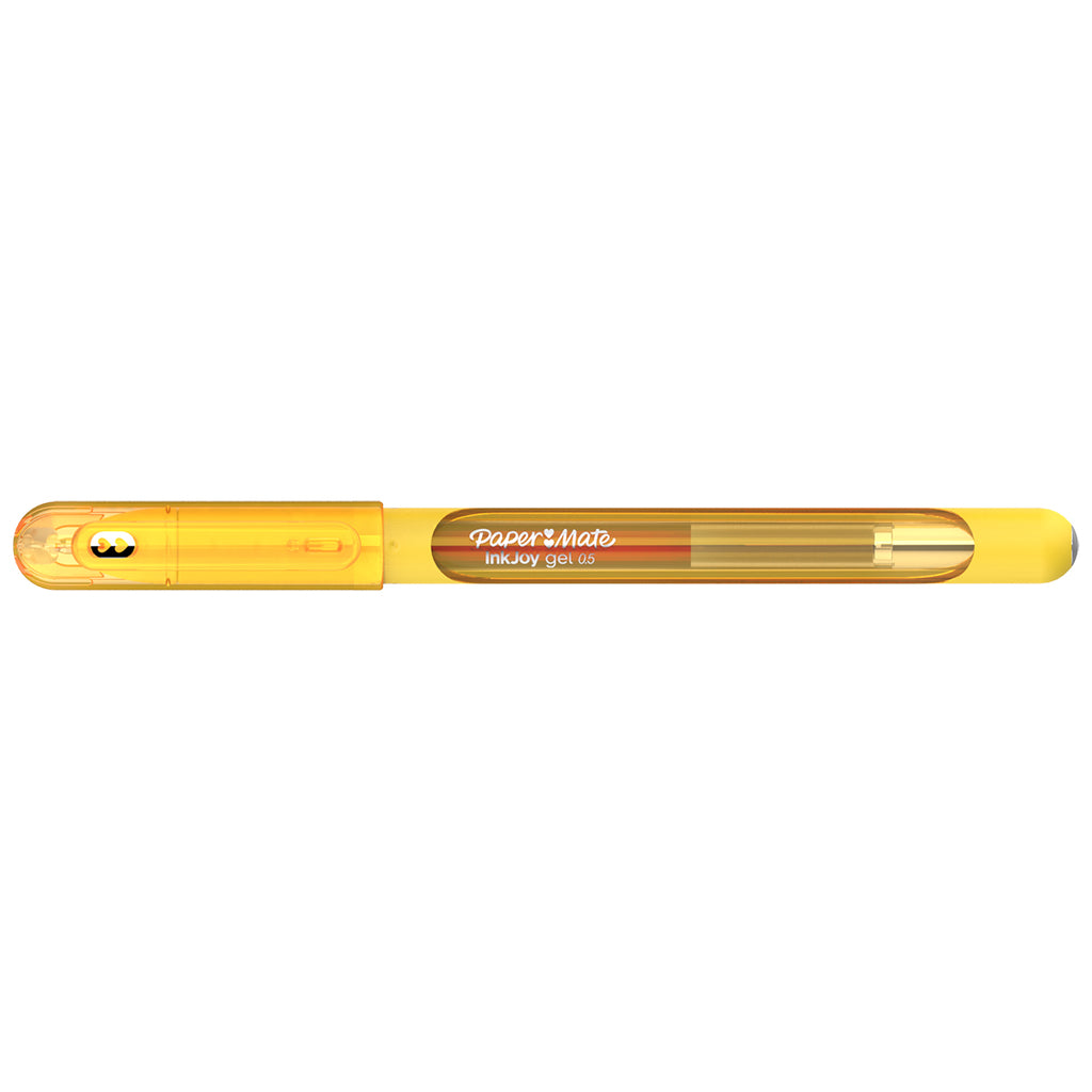 Paper Mate Inkjoy Gel Yellow Fine Point 0.5 mm Stick Capped Gel Pen  Paper Mate Gel Ink Pens