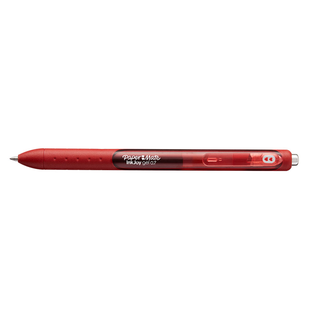 Paper Mate Inkjoy Gel Velvet Red Medium Point 0.7 mm Retractable Gel Pen (Velvet Red Gel Ink)