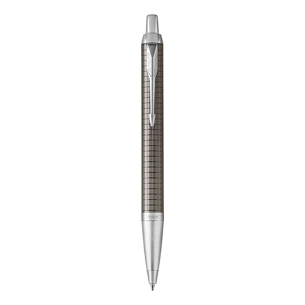 Parker IM Premium Dark Espresso Chrome Trim Ballpoint Pen, Black Ink 1975566  Parker Ballpoint Pen