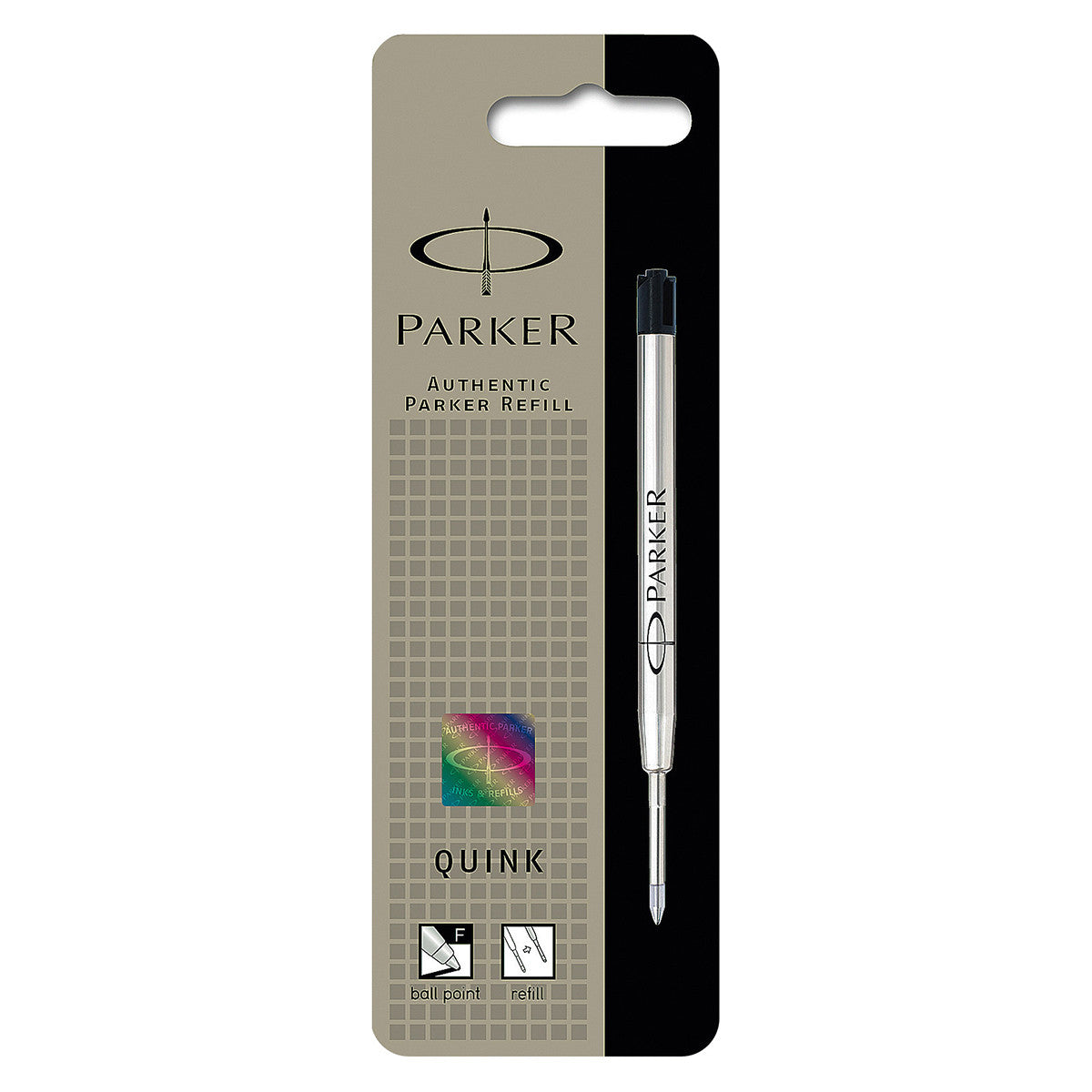 Parker Quink Ballpoint Refill Black Fine  Parker Ballpoint Refills