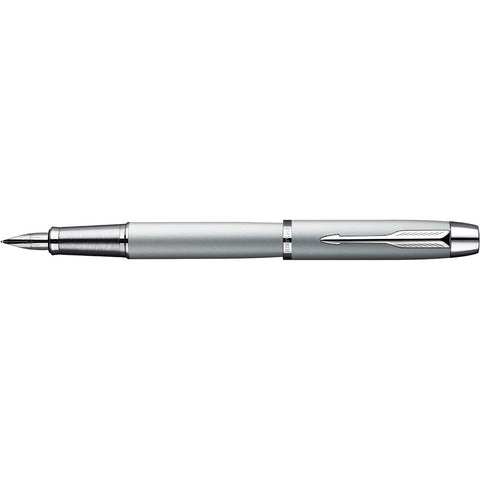 Parker IM Lacquer Silver Chrome Trim Fountain Pen Fine - PensAndPencils.Net