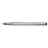 Parker Vector Premium Shiny Stainless Steel Chiselled Fountain Pen Medium  Parker Fountain Pens