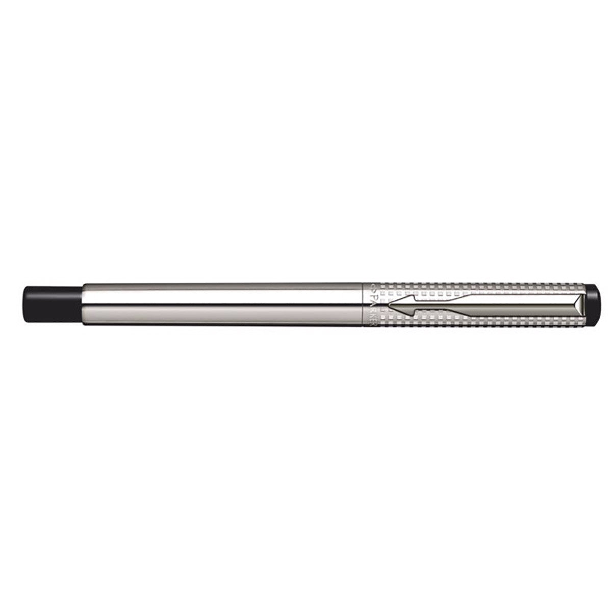Parker Vector Premium Shiny Stainless Steel Chiselled Fountain Pen Medium  Parker Fountain Pens