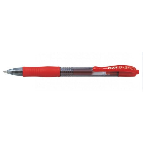 Pilot G2 Red, Bold Tip, Red Ink Gel Pen, 1.0MM - 31258  Pilot Gel Ink Pens