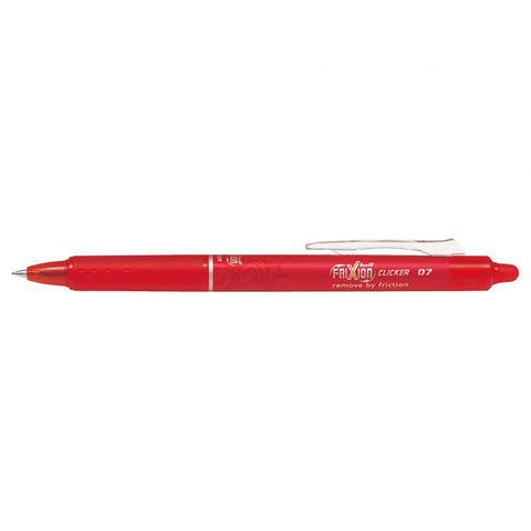 Pilot Frixion Clicker Erasable Retractable Red Ballpoint Pen 0.7 31481  Pilot Ballpoint Pen