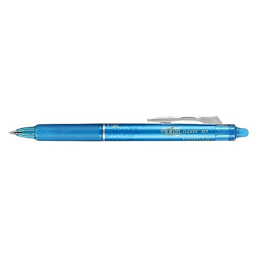 Pilot Frixion Turquoise Erasable Pen with Turquoise Ink, Retractable  0.7mm  Pilot Ballpoint Pen