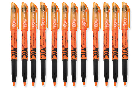Pilot Frixion Erasable Highlighter, Orange, Dozen  Pilot Highlighter