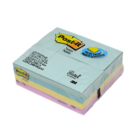 Small Post It Notes, Pack of 2400 Notes, Pastel Colors - 1-3/8 x 1 7/8 -Inches  Post It Post It Notes