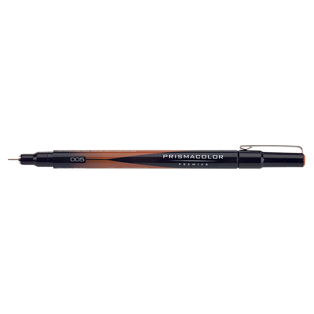 Prismacolor Illustration Fine Line Marker 005 Brown  Prismacolor Fineliner Pens