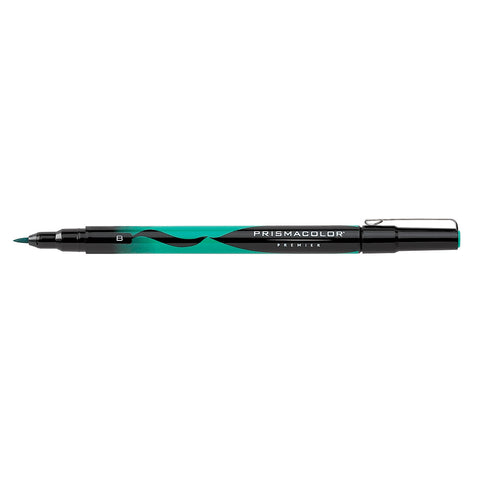 Prismacolor Green Illustration Brush Tip Marker, Archival Quality  Prismacolor Brush Pen