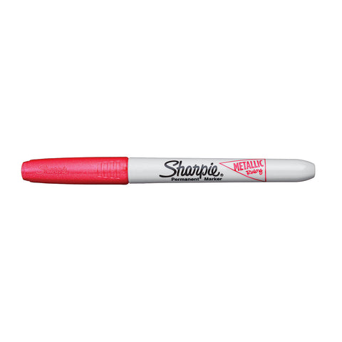 Sharpie Metallic Ruby Permanent Marker, Fine Point