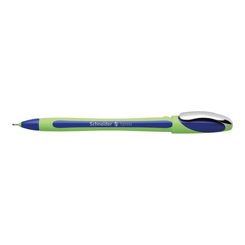 Schneider Xpress Fineliner 0.8mm Blue, Water Based, Fiber Tip  Schneider Fineliner Pens