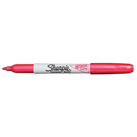 Sharpie Metallic Ruby Permanent Marker, Fine PointPens and Pencils