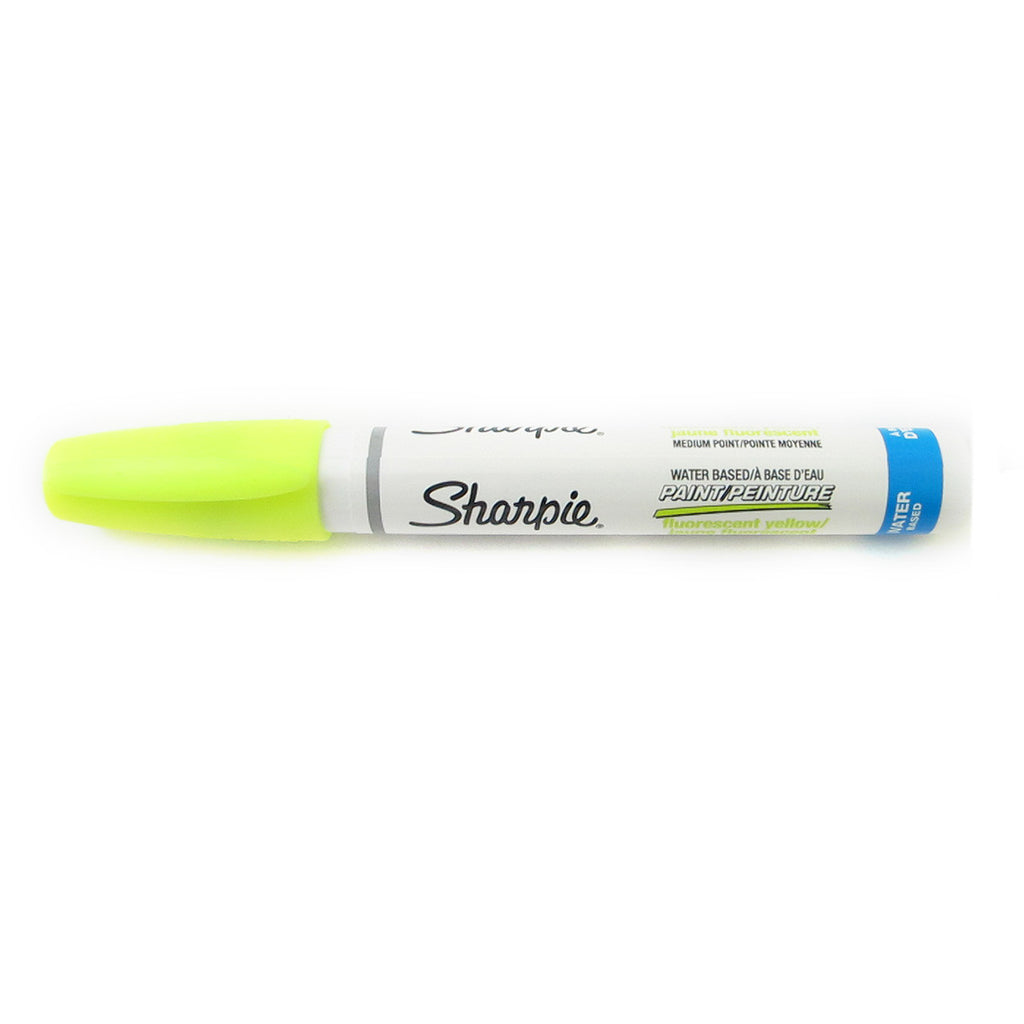 Sharpie Water Based Paint Marker Fluorescent Yellow Marker Safe For Ki