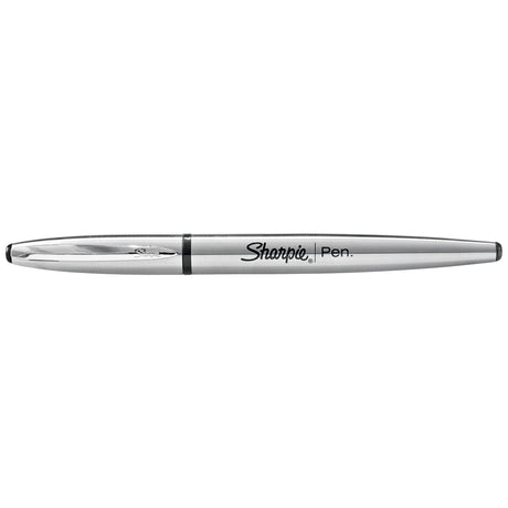 Sharpie Stainless Steel Soft Grip Pen, Black Ink  Sharpie Felt Tip Pen