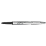 Sharpie Stainless Steel Soft Grip Pen, Black Ink  Sharpie Felt Tip Pen