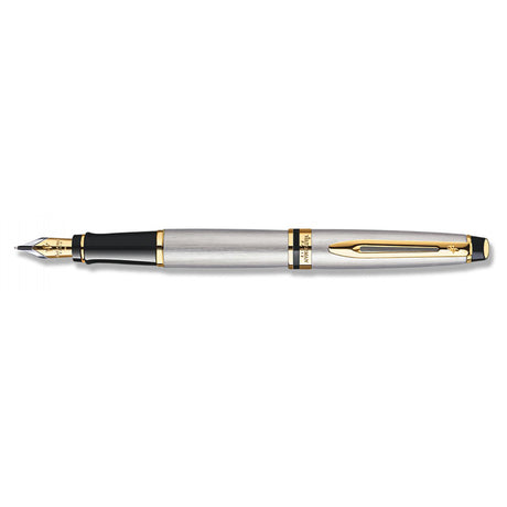 Waterman Expert Stainless Steel GT Broad Fountain Pen  Waterman Fountain Pens