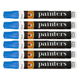 Blue Paint Markers, Medium, Permanent, Streak Free, Pack of 6  Sharpie Paint Markers