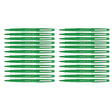 Paper Mate Flair Green Felt Tip Pens Point Guard, Bulk Pack of 24  Paper Mate Felt Tip Pen