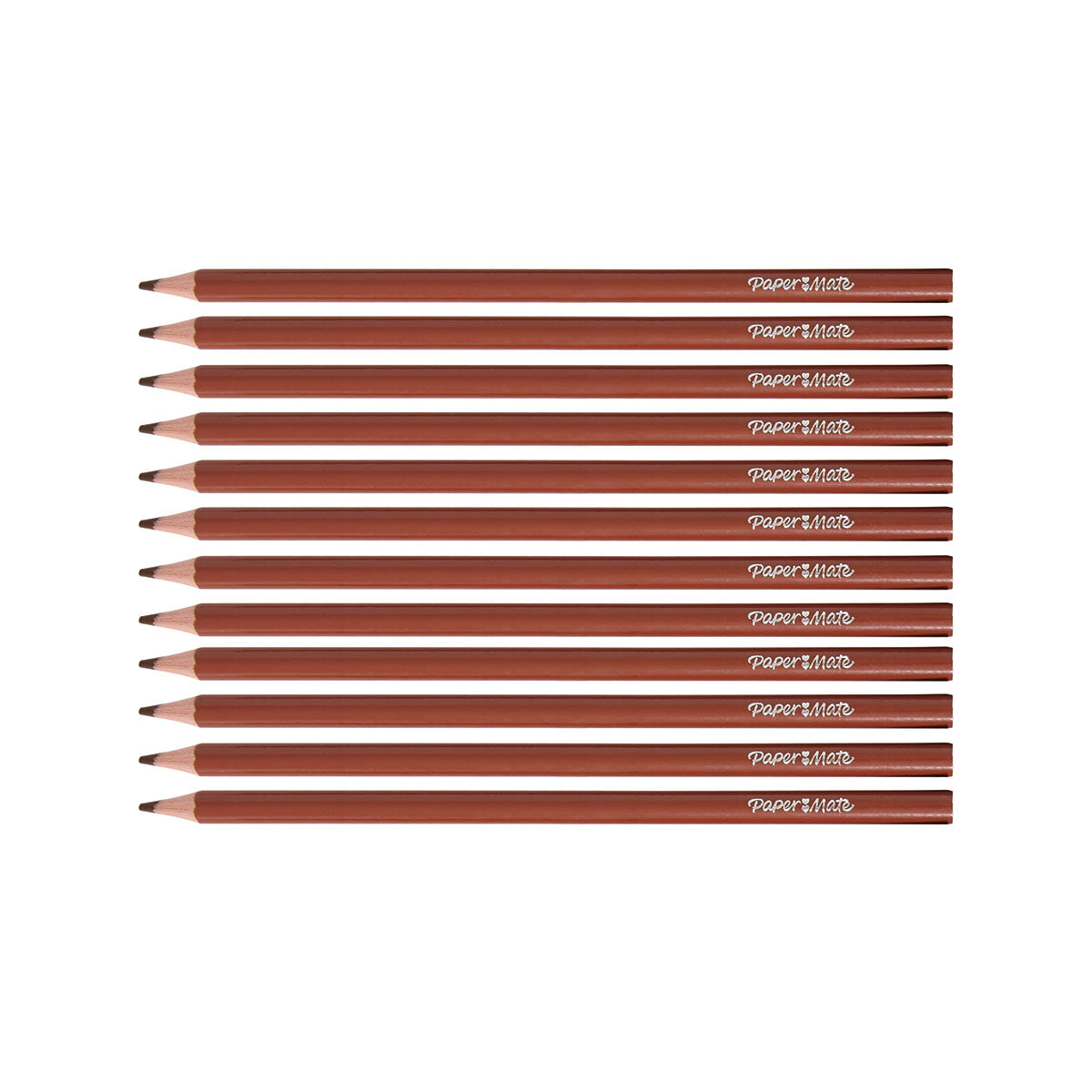 Paper Mate Colored Pencils Burnt Ochre Pack of 12 (Burnt Ochre)  Paper Mate Pencils