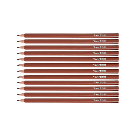 Paper Mate Colored Pencils Burnt Ochre Pack of 12 (Burnt Ochre)  Paper Mate Pencils