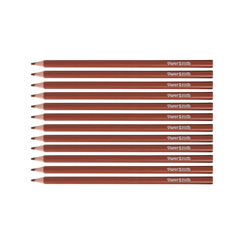 Paper Mate Colored Pencils Burnt Ochre Pack of 12 (Burnt Ochre)  Paper Mate Pencils