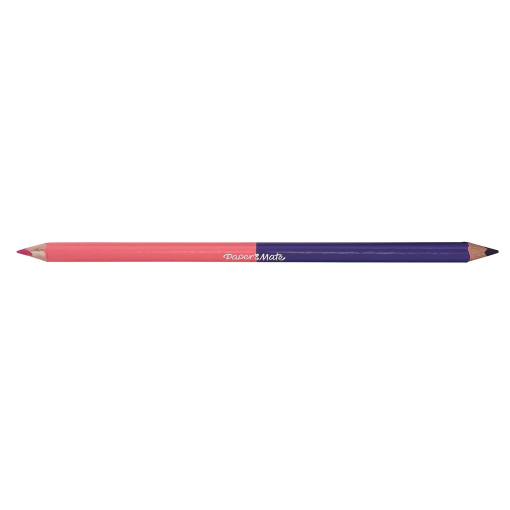 Paper Mate Hot Pink and Purple Colored Pencil Dual Ended  Paper Mate Pencils