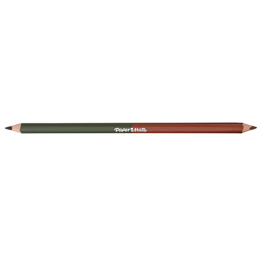 Paper Mate Moss Green and Burnt Sienna Colored Pencil Dual Ended  Paper Mate Pencils