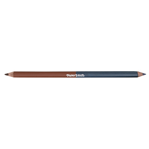 Paper Mate Sepia and Blue Grey Colored Pencil Dual Ended  Paper Mate Pencils