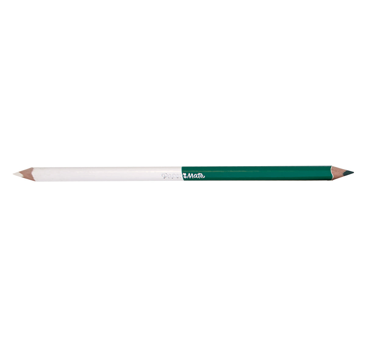 Paper Mate  White and Veridian Colored Pencil Dual Ended  Paper Mate Pencils