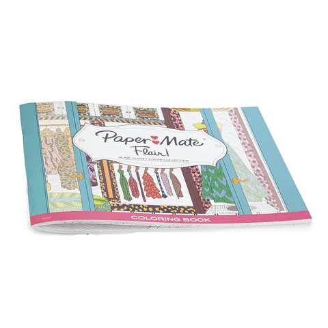 Paper Mate Glam Closet Adult Coloring Book