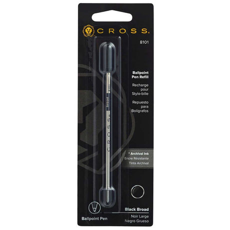 Cross Black Refill for Cross Ballpoint Pens, Broad, 8101  Cross Ballpoint Refills