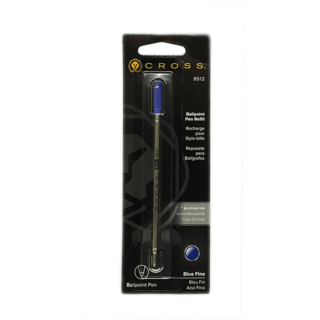 Cross Ballpoint Pen Refill Blue Fine 8512