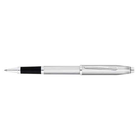 Century II Brushed Chrome Rollerball Pen, Black Ink  Cross Rollerball Pens