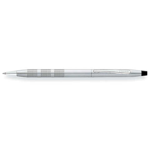 Cross Classic Century Satin Chrome Ballpoint Pen, Blue Ink  Cross Ballpoint Pen