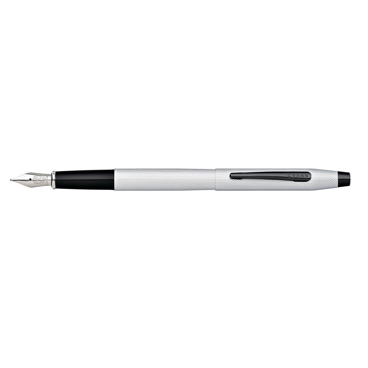 Cross Classic Century Brushed Chrome Fountain Pen Medium AT0086-124MS  Cross Fountain Pens