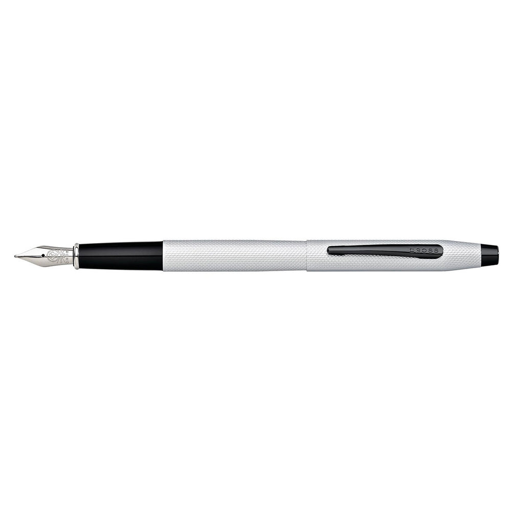 Cross Classic Century Brushed Chrome Fountain Pen Medium AT0086-124MS