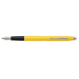 Cross Classic Century Sunrise Yellow Pearlescent Lacquer Fountain Pen Medium  Cross Ballpoint Pen
